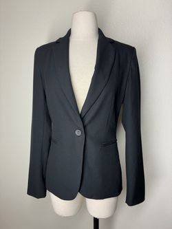 Zara Women’s Black Single-Button Blazer, size 2