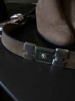 Boots and belt. (Mens)