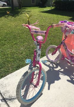 Girl bicycle.