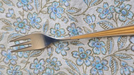 18/10 solingen germany gold plated fork