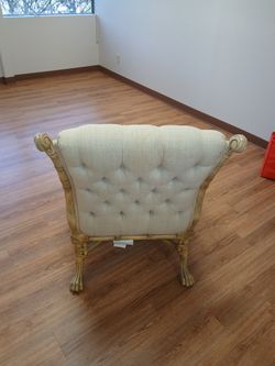 Maitland Smith Tuffted Claw Foot Chair