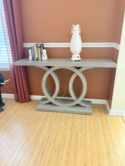 Wooden Console Foyer Table