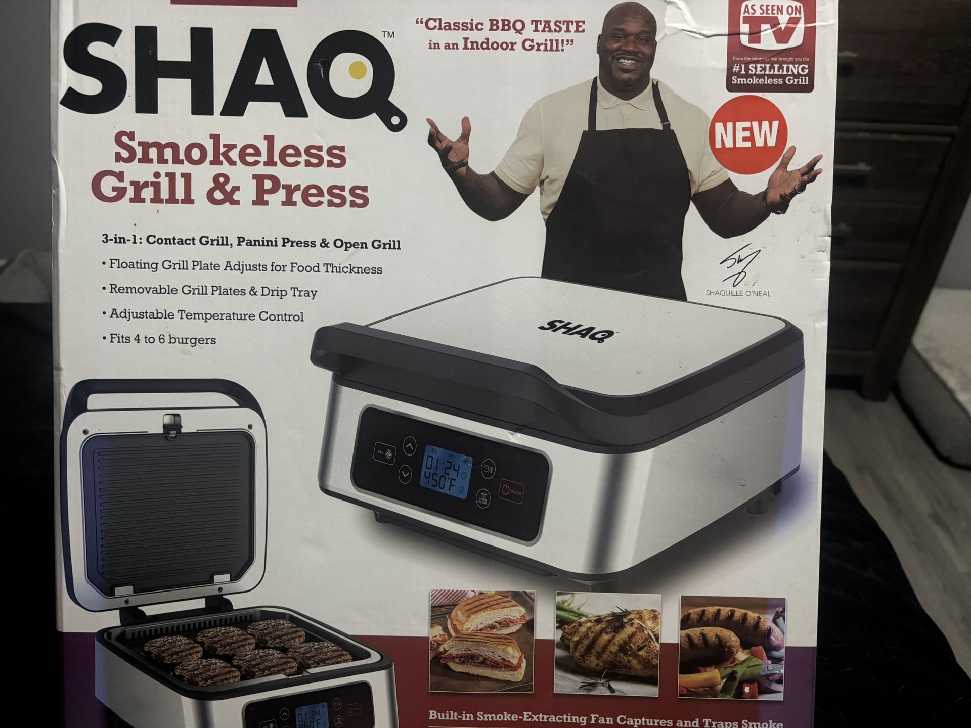 Shaq Smokeless Grill And Press