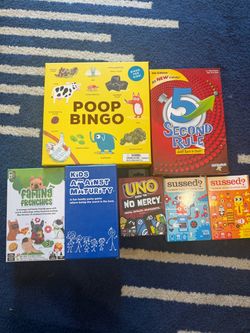 Board Games Lot (ages 7-10) Perfect Holiday Gifts!!