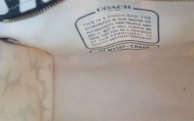 Coach Signature Bag No. M2357-CR660