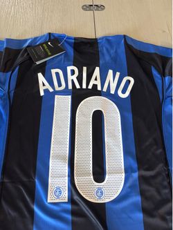 2004-05  Inter Milan Home Jersey Adriano #10 Size XL