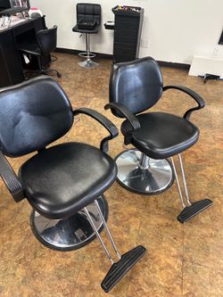 Hairstylist chairs