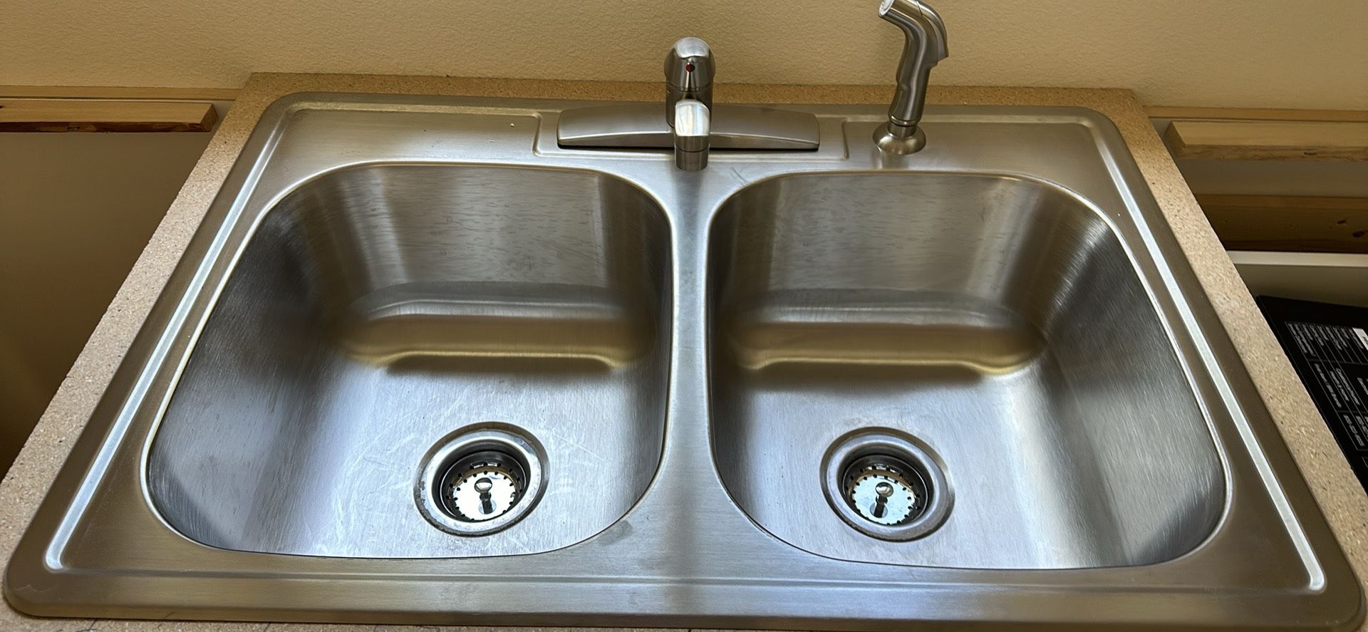 Stainless Steel Kitchen Sink With Faucet… Never Used 