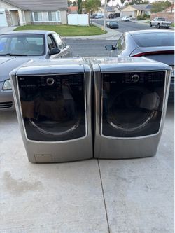L.G frontload washer and gas dryer