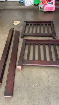 Two Twin bed frames complete (mattresses included)