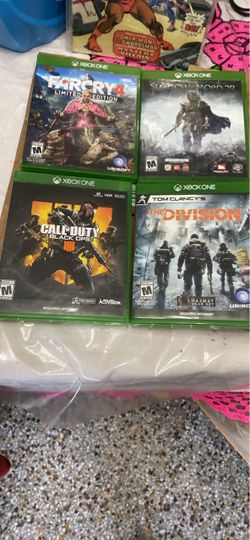 4 Xbox One Games Bundle