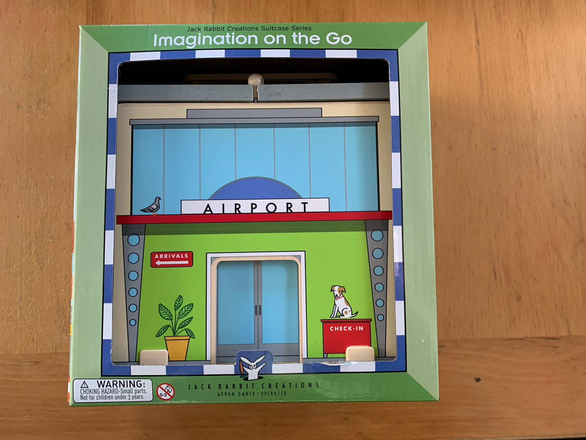 New In Box Wooden Airport Toy!