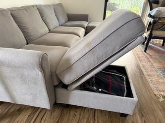 Storage Grey Couch