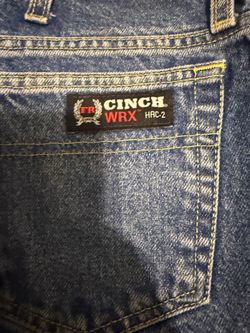 Mens cinch FR jeans size 34x34