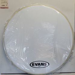 Evans MS1 White BD24MS1W 24" Marching Bass Drum Head
