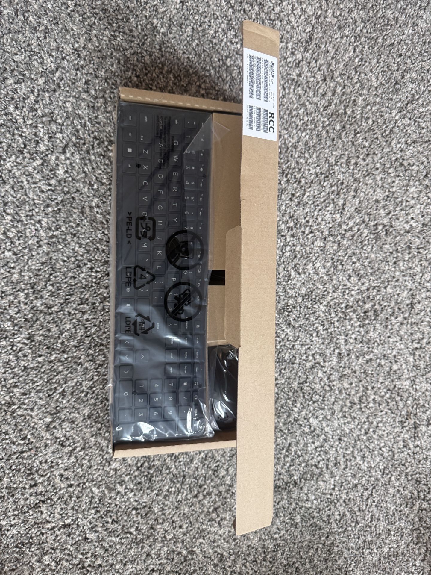 New Dell Keyboard + Mouse Combo (USB) – In Box