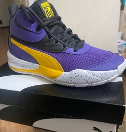 Pumas shoes size 4.5 new boys