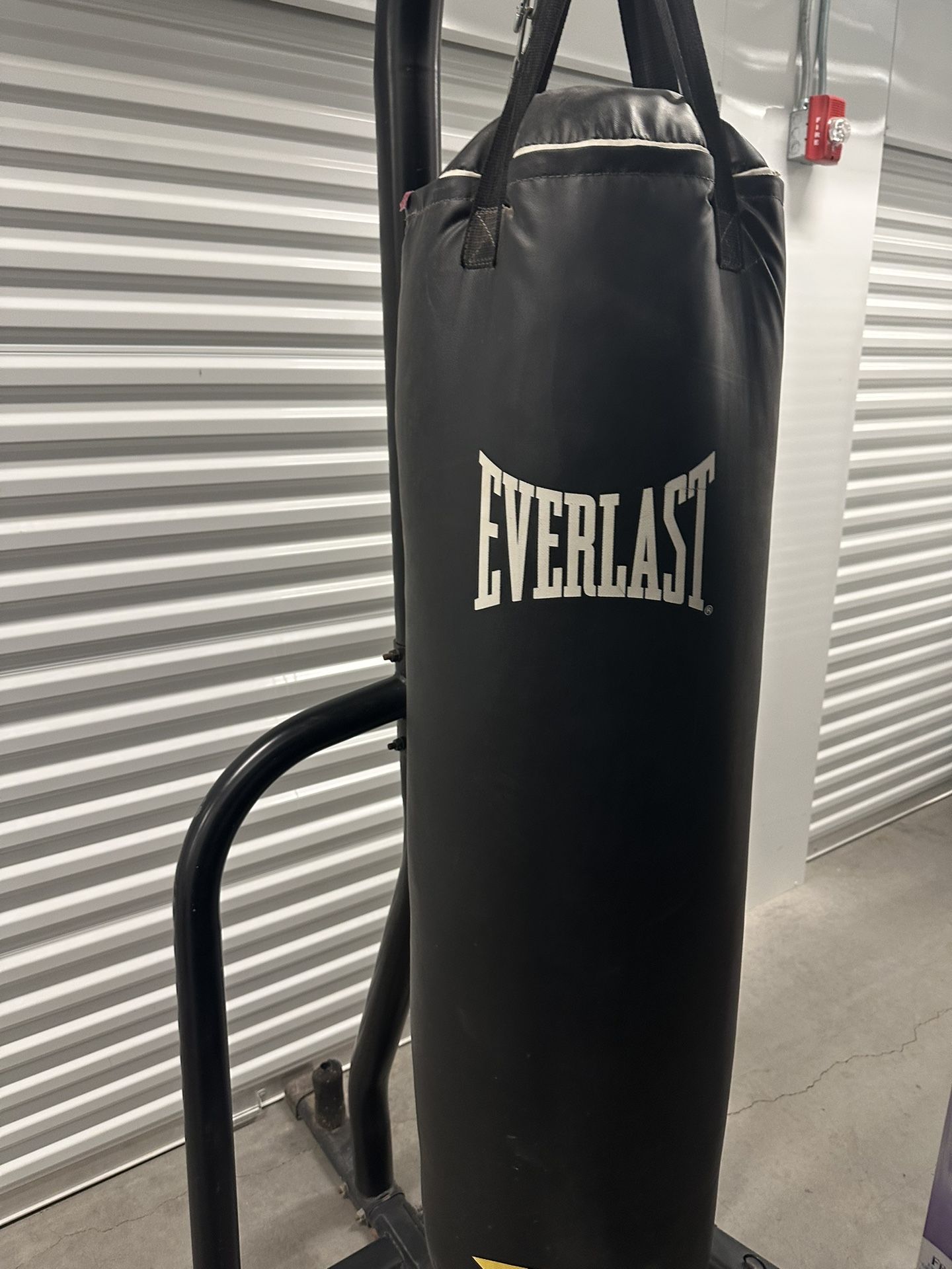 100Lb Everlast Punching Bag And Stand
