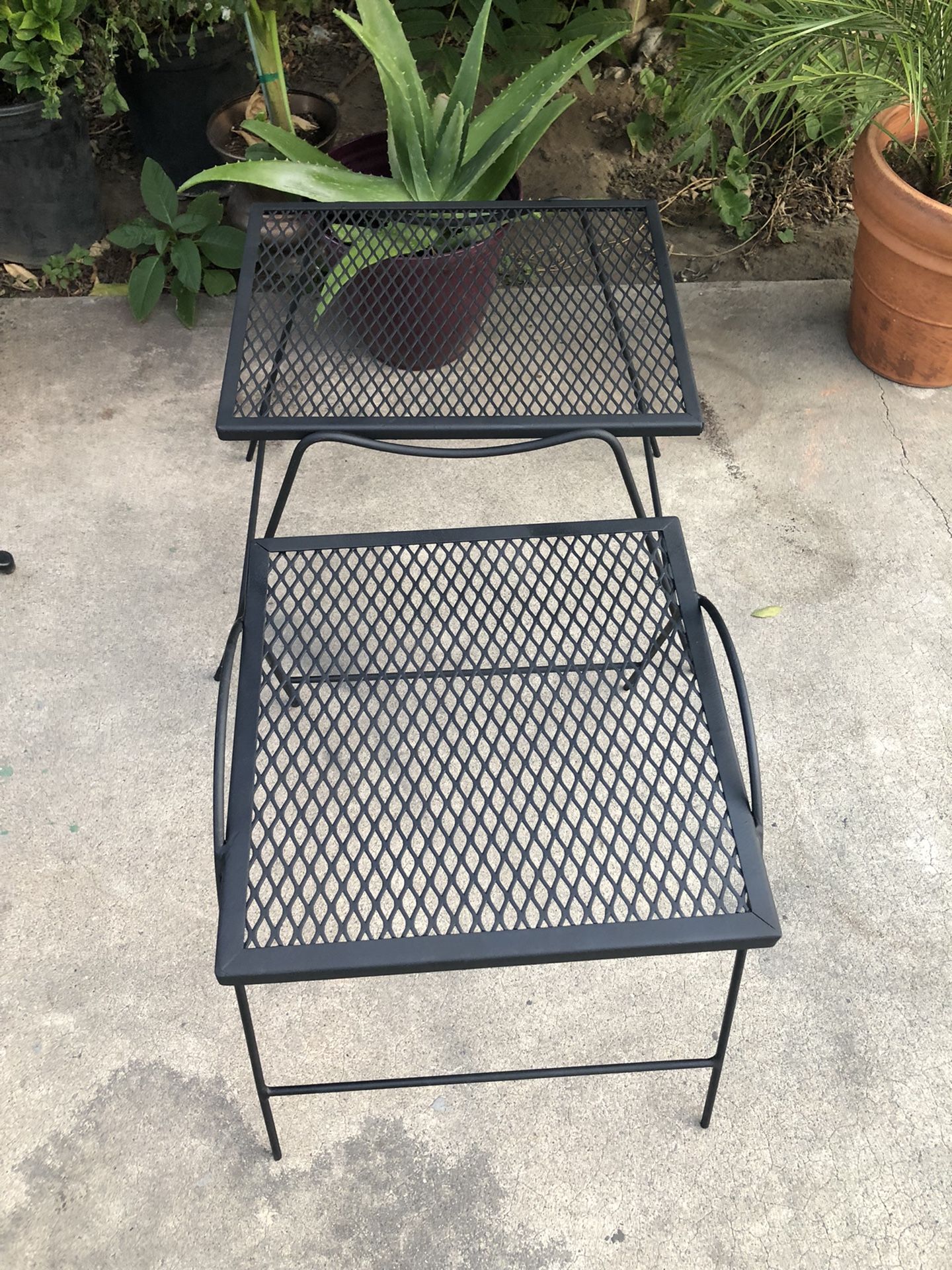 2 iron Plant Stand 