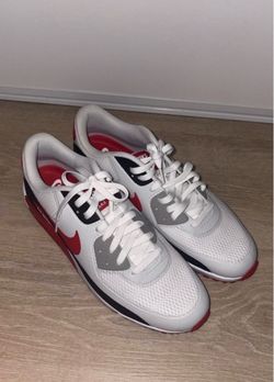 Nike air max 90 Golf White Black university red Size 13