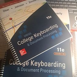 Gregg College Keyboarding & Document Processing 11e Lessons 1-60