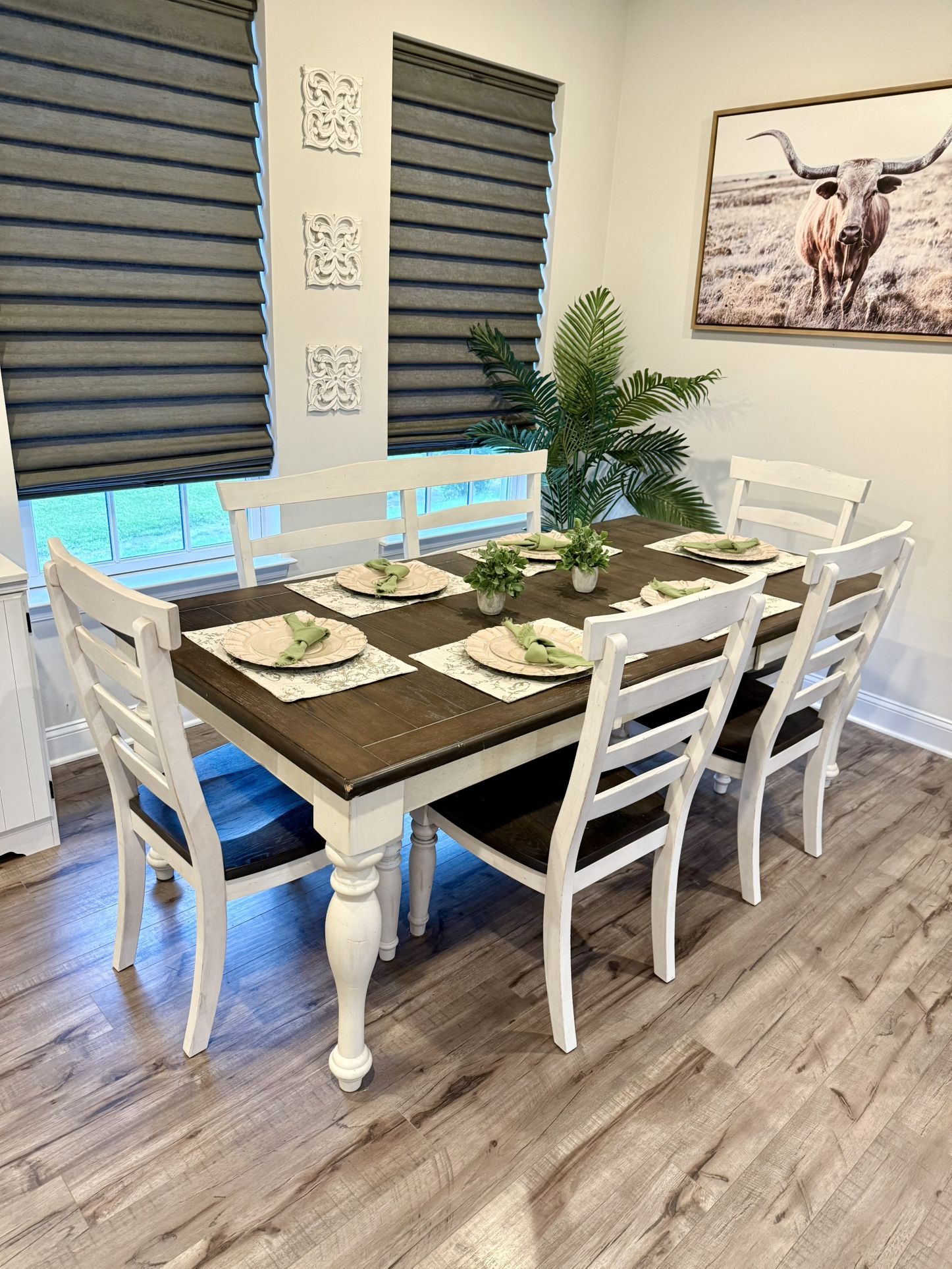 Dining Table And Chairs/ Bench
