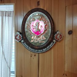 Antique Strohs Beer Sign