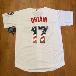 Ohtani Or Freeman USA Flag 250 Year Men Jersey