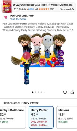 Pop Ups! Harry Potter Lollipop Holder, set of 4