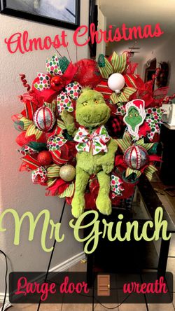 Grinch Full Large Wreath
