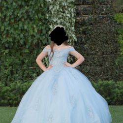 Light blue Quinceañera Dress 