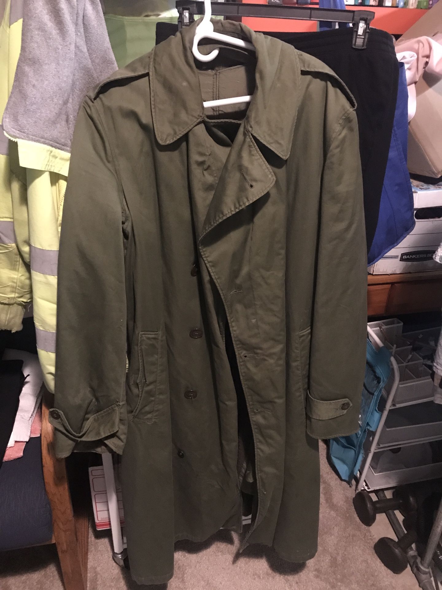 1940 WW2 military trench coat