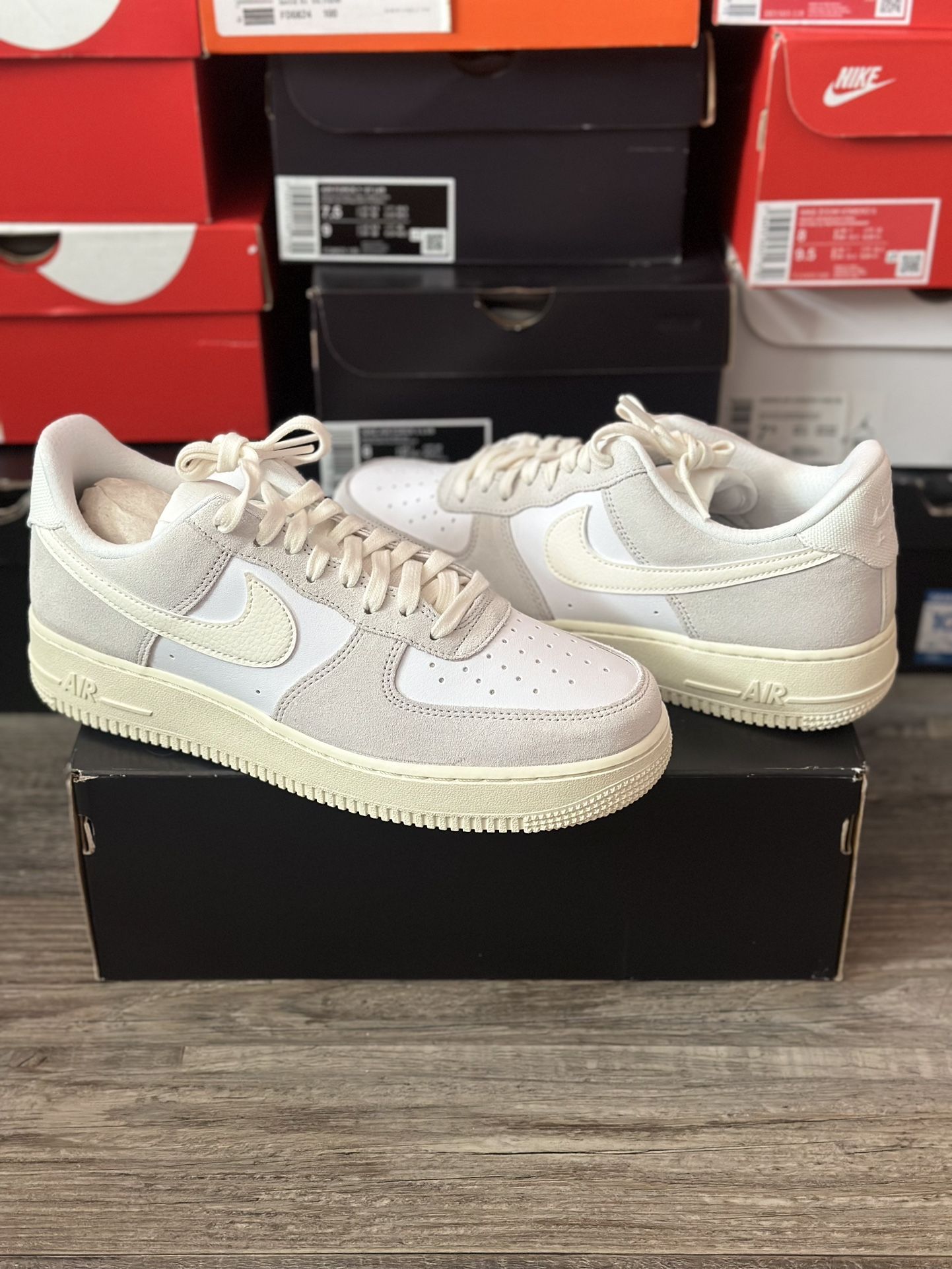 Nike Air Force LV8 White Sail Platinum Tint Men's Size CW7584