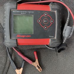 Snap on battery tester