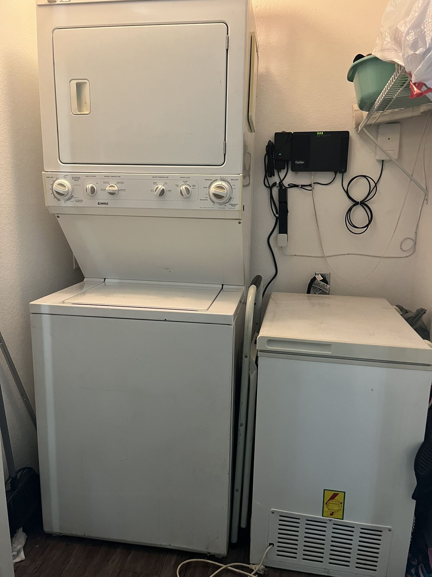 Washer And Dryer Combo Kenmore And Chest Freezer