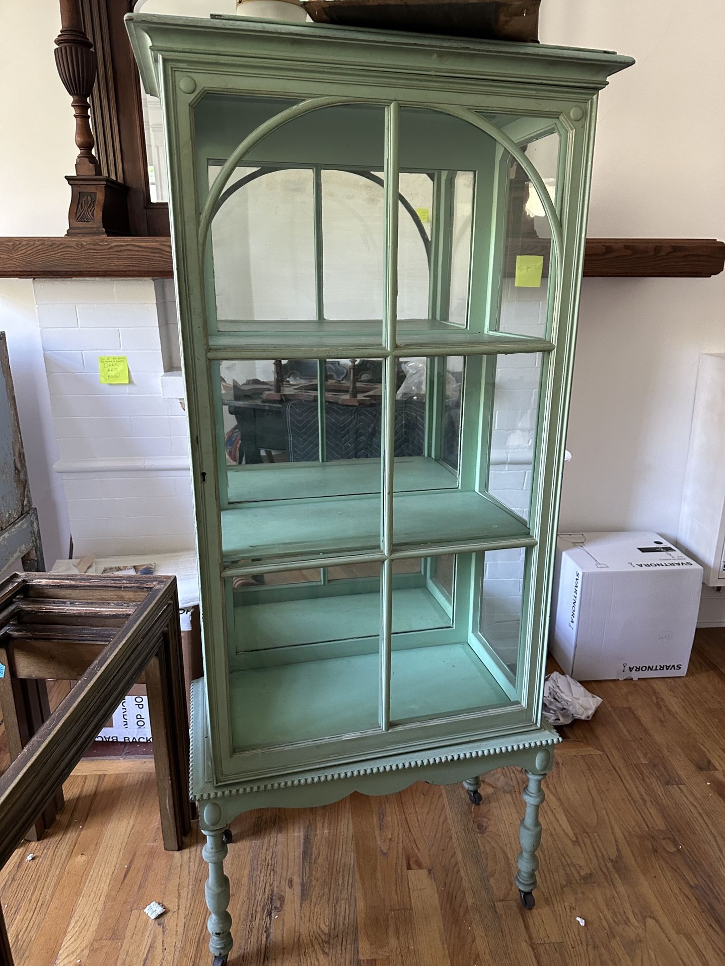 Set Of Two Matching Antique Cabinets 