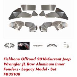 Fishbone Offroad Jeep Wrangler JL Aluminum Inner Fenders