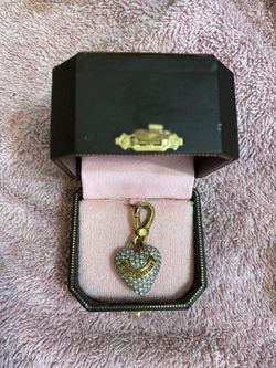 Juicy Couture Pave Heart Charm