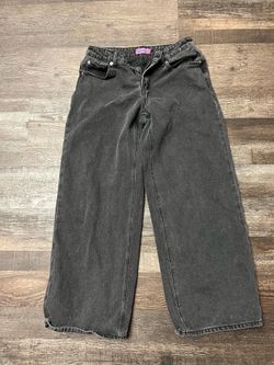 Small Edikted Baggy Black Denim