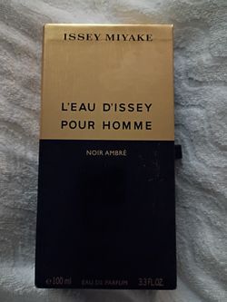 L'EAU D'ISSEY POUR HOMME " NOIR AMBRE' LUXURY COLOGNE 