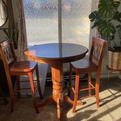 High Top Table & 2 Chairs 