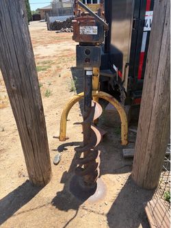 PTO 3-point post hole digger