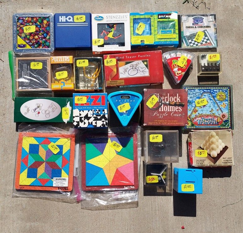 Various Puzzles Games 