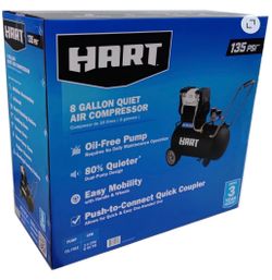 8 Gallon Hart Quiet Compressor