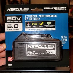 Hercules 20v 5ah New in box