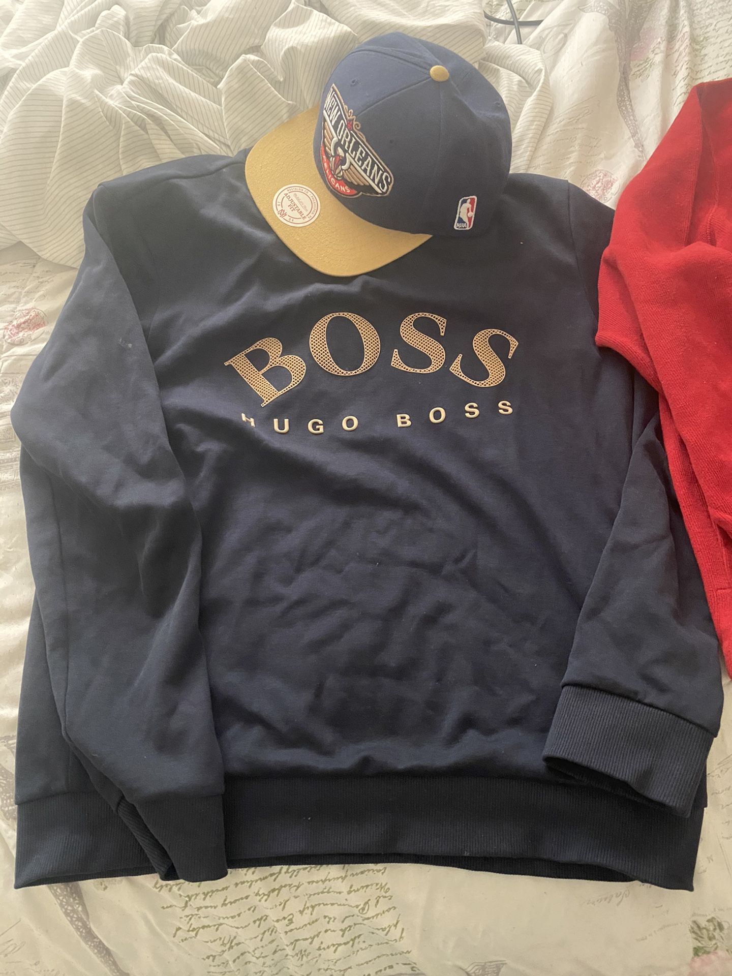 Vintage hugo boss sweatshirt cheap