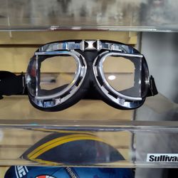 Motorcycle pilot style helmet brand new.
