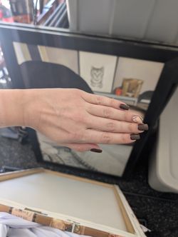 2 Large Empty Black Frames 