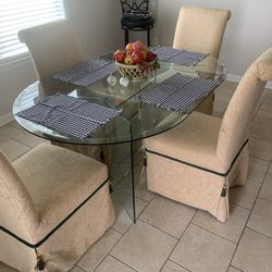 Glass Dining Room Table 