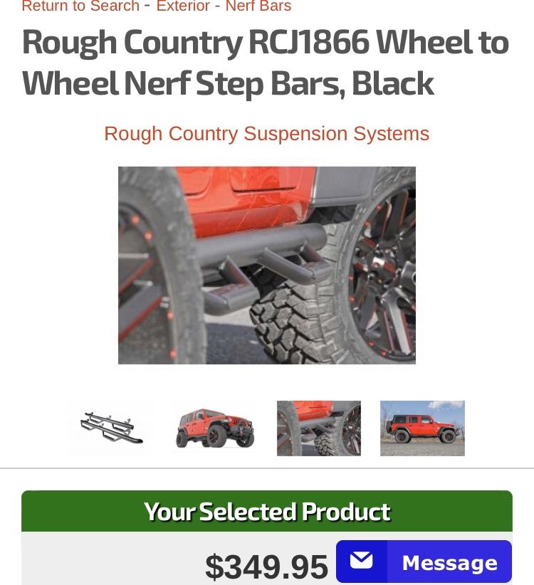 New rough country we go to your nerf step bars